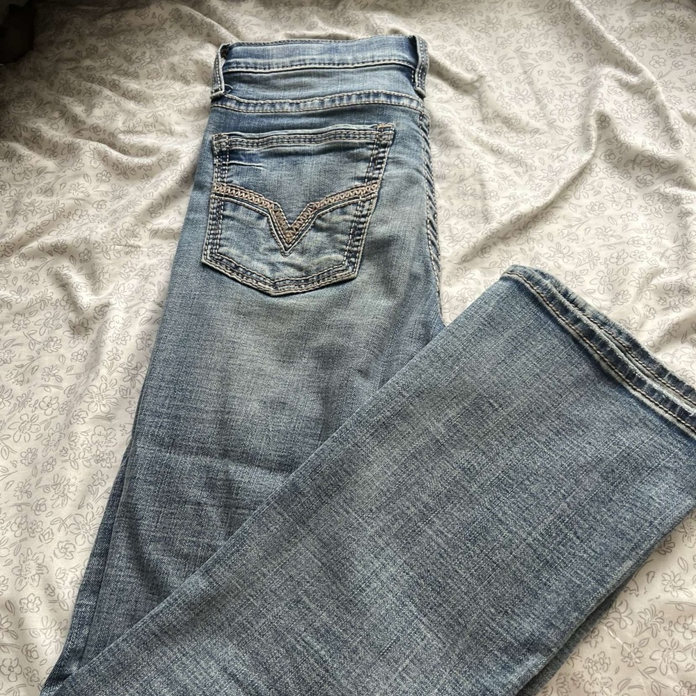 BKE Light Blue Boot Cut Jeans for Women